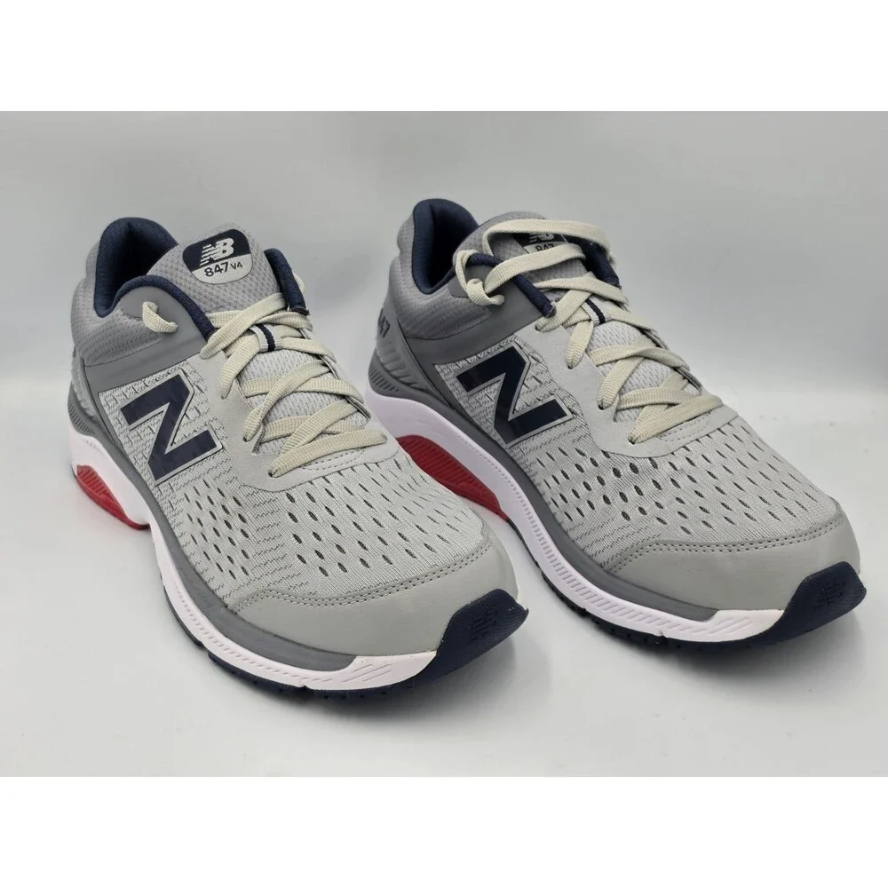 New Balance 847v4 Running Sneakers Men Size 12 D Gray Blue Mesh Comfort Shoes